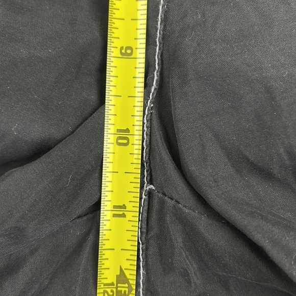 Denver Hayes y2k black casual pants with white stitching - Picture 7 of 9